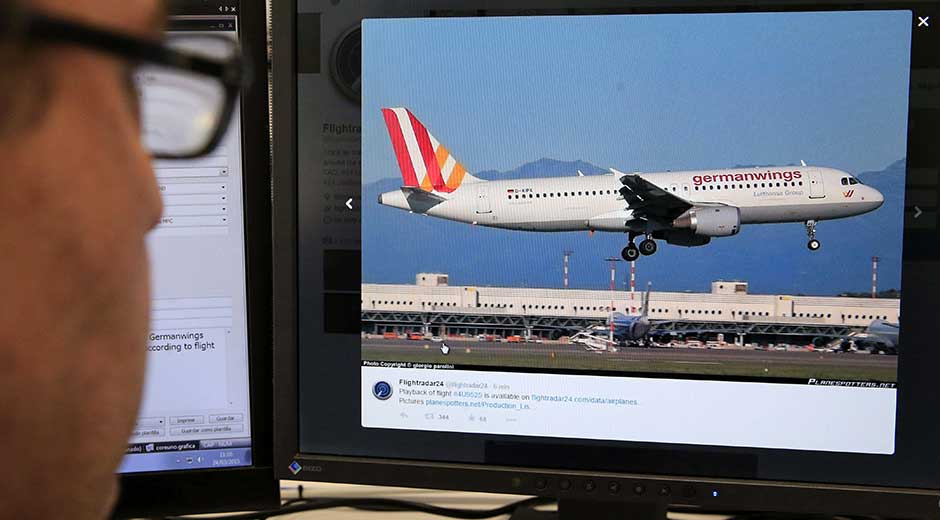 Un avión de Germanwings se estrelló en los Alpes Franceses