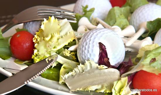 Consejos alimenticios para un vida saludable en golfistas
