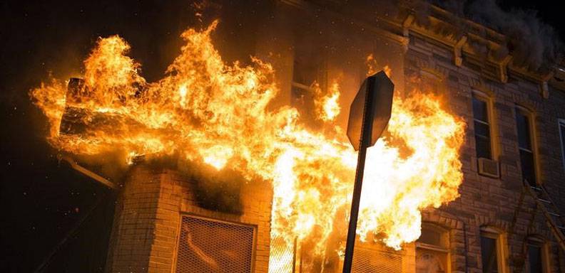Baltimore en llamas