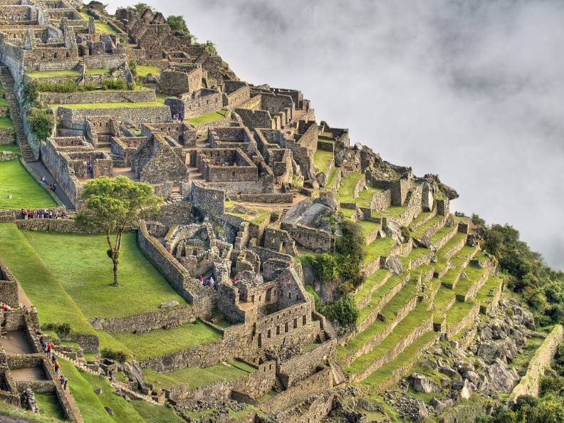Imponente arquitectura de Machu Picchu