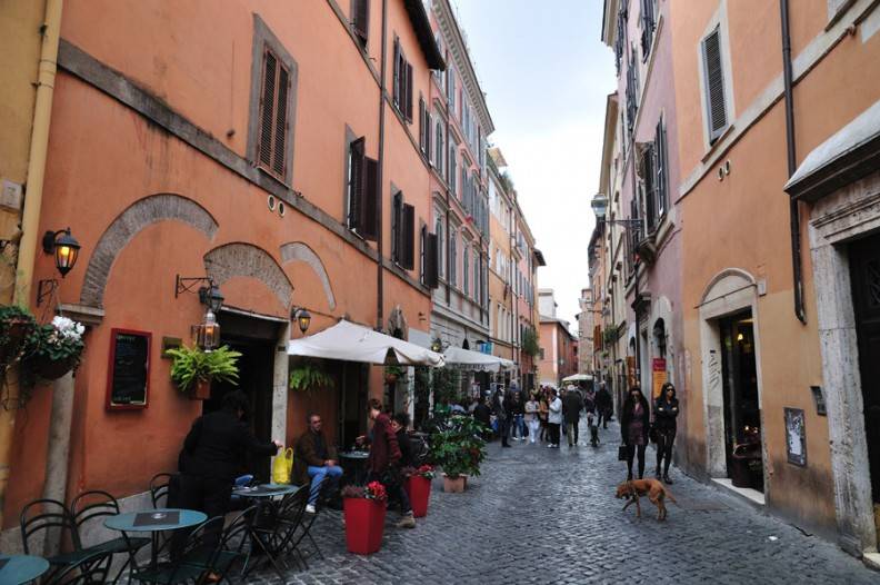 Barrio Trastevere, en Roma