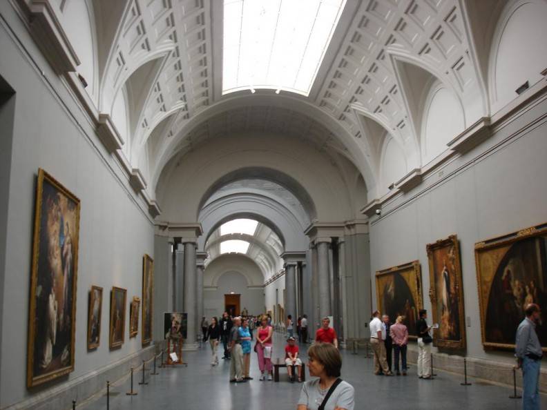 Interior del Museo del Prado, en Madrid