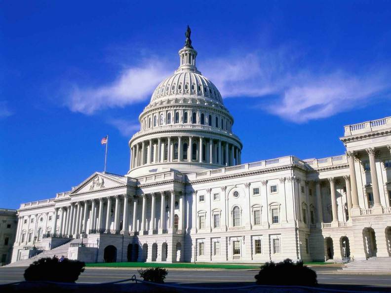 Capitolio, donde está el Poder Legislativo de Estados Unidos