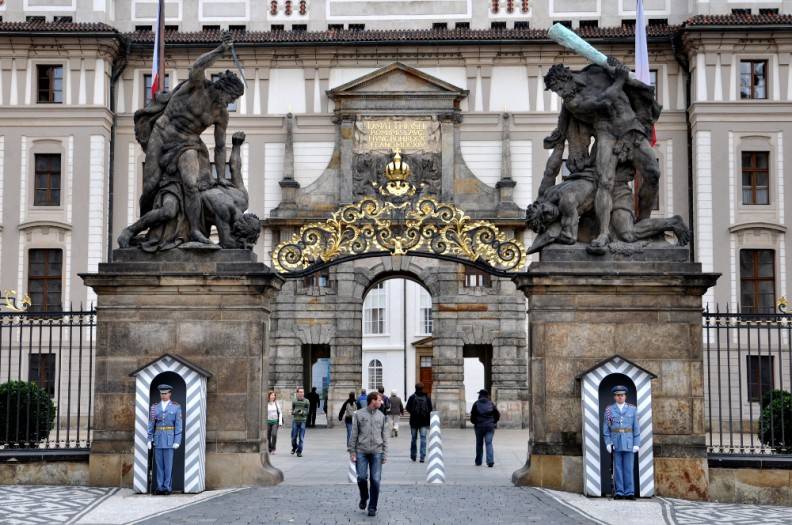 Palacio Real de Praga, sede de la presidencia