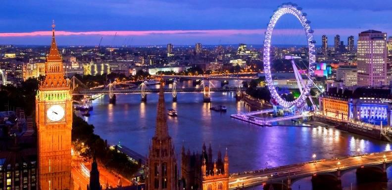 Vista de Londres, la capital del Reino Unido