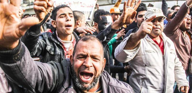 Protestas en Egipto/ Foto: EFE