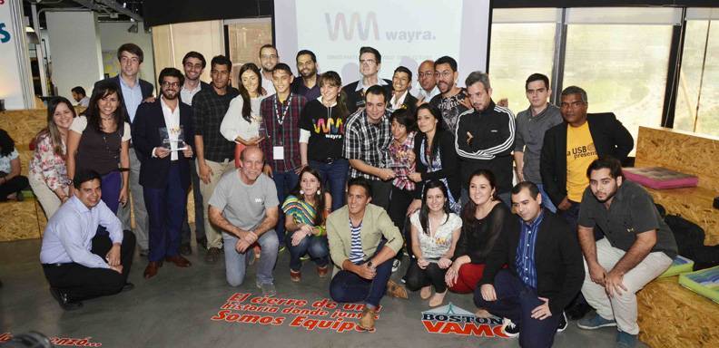 Los siete nuevos grupos de emprendedores seleccionados en el Wayra Week 2015, cuyas start-ups serán aceleradas a través del financiamiento y capacitación