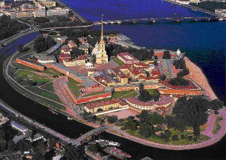 Fortaleza de San Pedro y San Pablo, en San Petersburgo