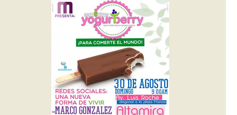 La Experiencia Yogurberry no se ha limitado a ofrecer el producto sino que se han generado iniciativas como Yogurmusic y Yogurart