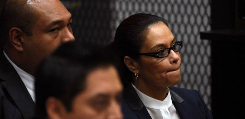 Ordenan prisión preventiva para exvicepresidenta de Guatemala, Roxana Baldetti /Foto: AFP