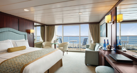 Habitaciones del crucero Riviera / Foto: Oceania Cruises