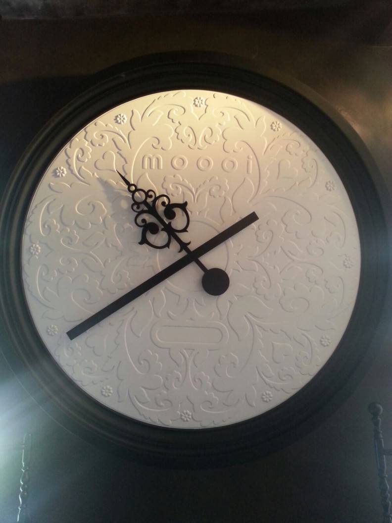 Reloj de la casa Moooi / Foto: Vanessa C. Rodríguez