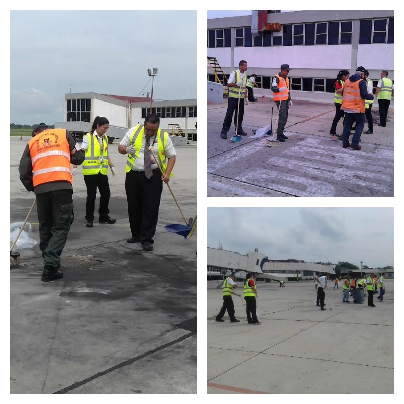 Aserca Airlines realiza 3era jornada de recolección de objetos extraños