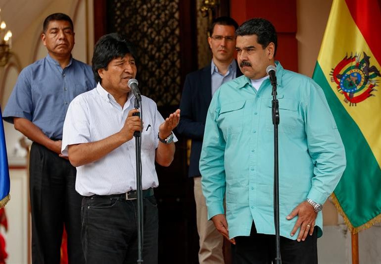 Evo Morales denuncia plan de EEUU y la OEA âpara derrotar a Venezuelaâ