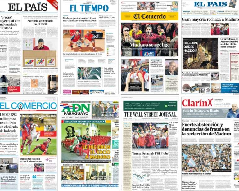 AsÃ­ reseÃ±aron medios internacionales los resultados electorales de Venezuela