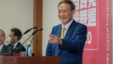 Partido gobernante nombra a Yoshihide Suga para ser primer ministro de Japón