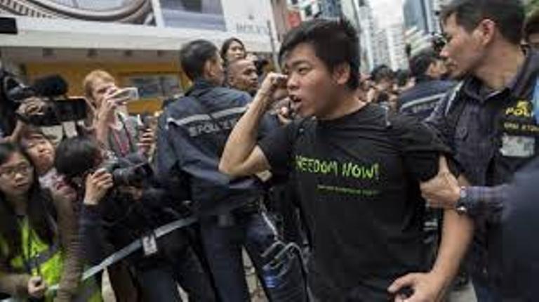 protesta en Hong Kong