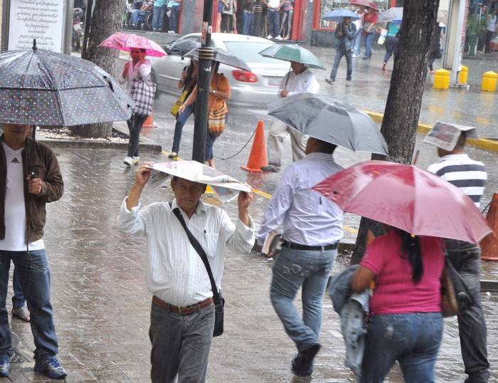 Precipitaciones dispersas prevé el Inameh para el inicio de esta semana en gran parte del país