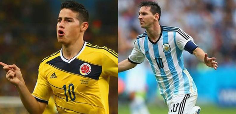 Colombia y Argentina se miden por un pase a semifinales de la Copa América 2015/ Foto: www.diario1.com