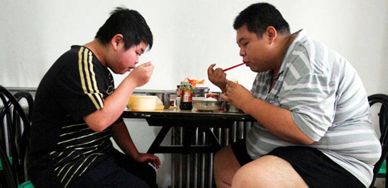 Aumenta la obesidad en China