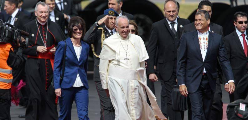 Papa visitará Quito y Guayaquil