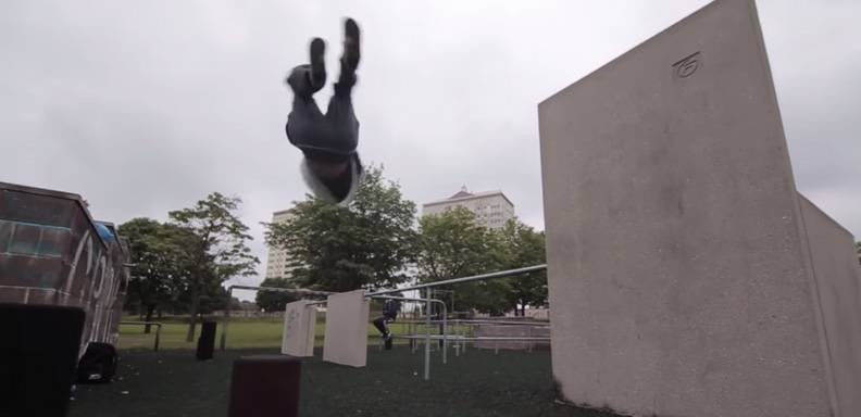 Robbie Griffith y el Parkour