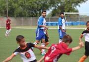 Los jugadores de la selección participaron a fondo