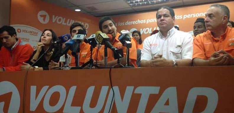 Freddy Guevara y otros dirigentes de VP / foto: @LuisSomaza