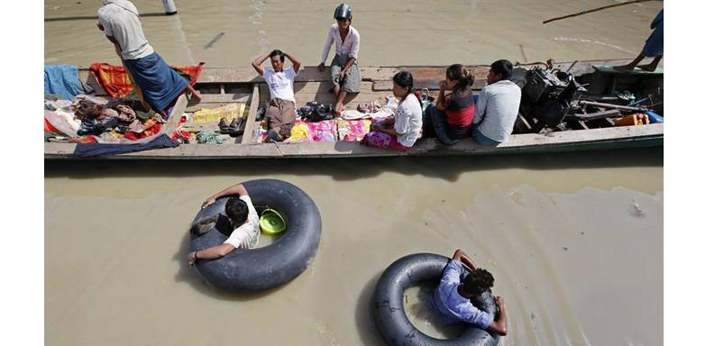 Fuertes lluvias dejan 27 muertos y diversos afectados en Birmania