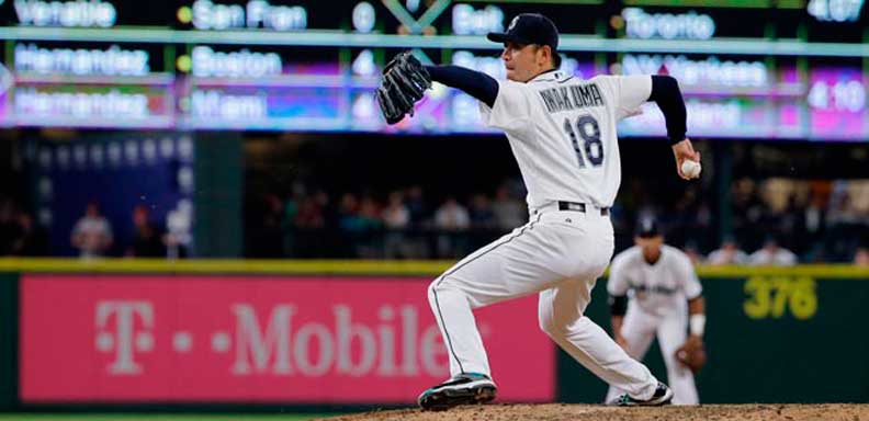 Hisashi Iwakuma se lució con su perla