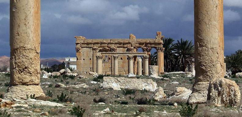 LA Unesco considera "crimen de guerra" la destrucción de un templo en Palmira por parte del ISIS /Foto: AFP