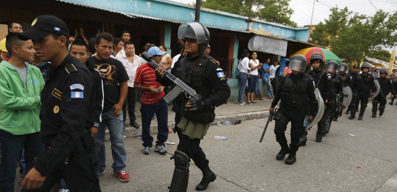 Disturbios por descontento en el resultado electoral en Guatemala, dejan 5 heridos y 16 capturados /Foto: Reuters