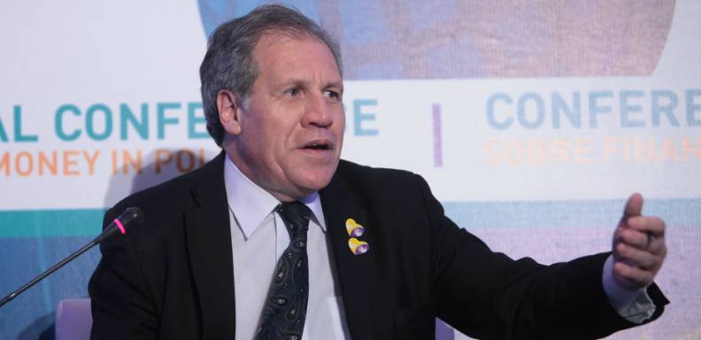 Almagro acude a Cúcuta a invitación del alcalde Donamaris Ramírez Lobo, con quien se reunió este martes en la sede de la OEA