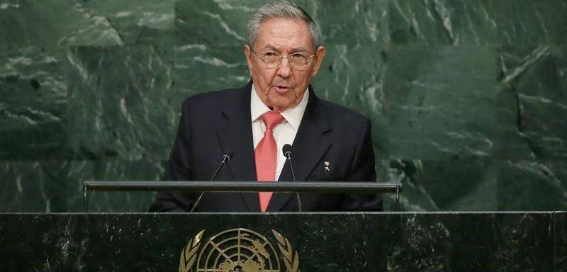 Raúl Castro durante su intervención en la ONU. /Foto: EFE