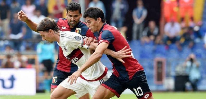 El centrocampista venezolano, Tomás Rincón, estuvo los 90 minutos en el encuentro donde el Genoa sorprendió al AC. Milan (1-0).