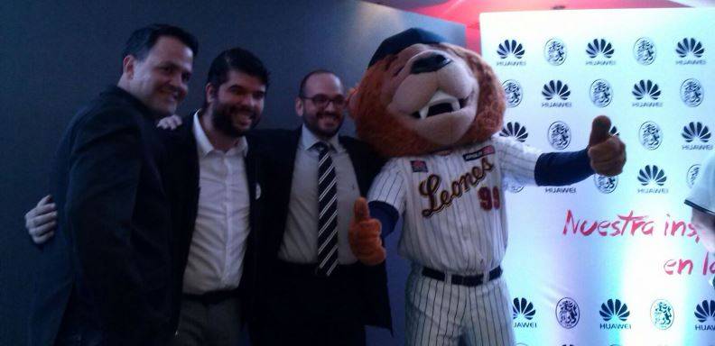 Huawei presentó este martes su incursión por la Liga Venezolana de Beisbol Profesional (LVBP) con el patrocinio que tendrá con los Leones del Caracas