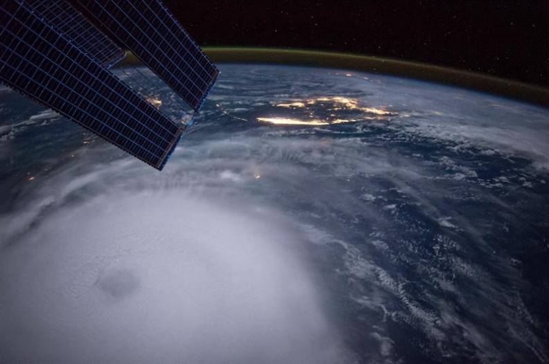 Imagen cedida por la NASA el 2 de octubre del 2015 del huracán Joaquín ./Foto: EFE