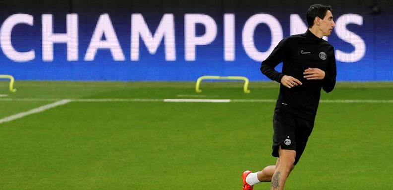 Ángel Di María volvió a pisar el estadio Santiago Bernabéu en el entrenamiento que completó el Paris Saint Germain, que se enfrentará al Real Madrid