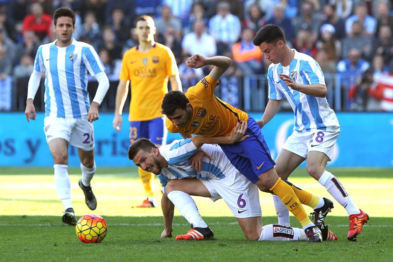 El criollo se convirtió en cuarto jugador con pasaporte venezolano que le marca al Barça en La Liga, tras Mosquera, Arango y Rondón (2 goles)