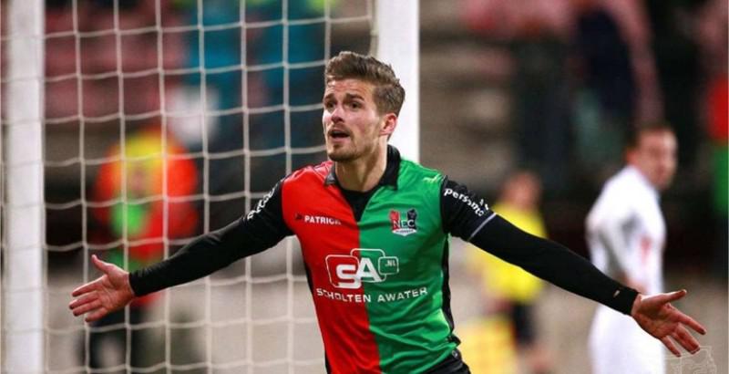 El criollo convirtió su gol 14 en lo que va temporada y lideró la victoria de su equipo, NEC Nijmegen, frente al Heracles Almelo (1-0)