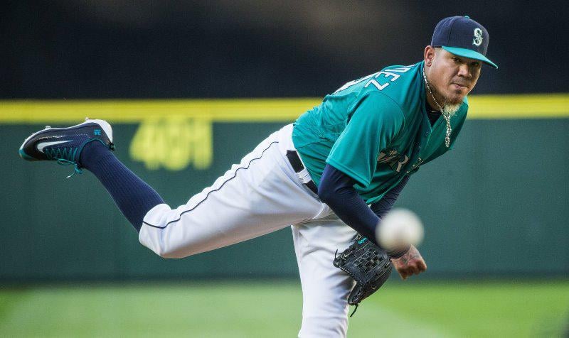 El venezolano se llevó su segundo lauro de la temporada e igualó el récord de Jamie Moyer en los Marineros al sumar la 145ta victoria de su carrera / Foto: Reuters