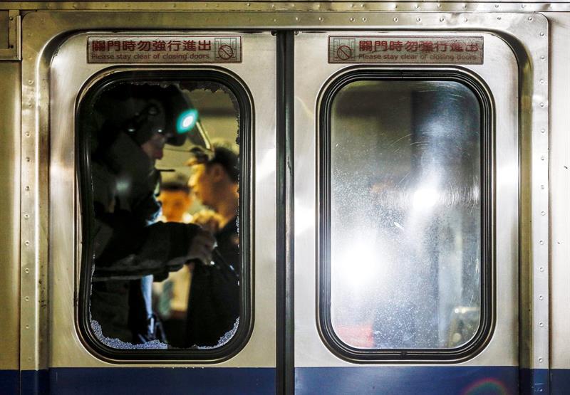 Taiwan intensifican sus medidas de seguridad en los distintas terminales del país tras supuesto atentado en la estación ferroviaria de Songshan, Taipei/ Foto: EFE