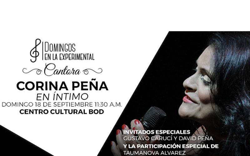 La voz de Corina Peña brilla en el Centro Cultural BOD