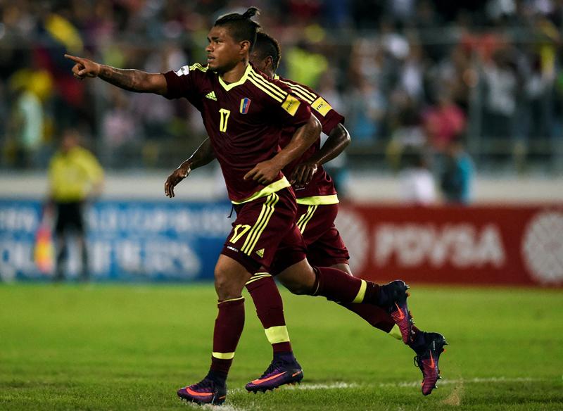 Josef Martínez transformó un triplete ante Bolivia para convertirse en el primer jugador Vinotinto en lograr tal actuación en un partido por Eliminatorias