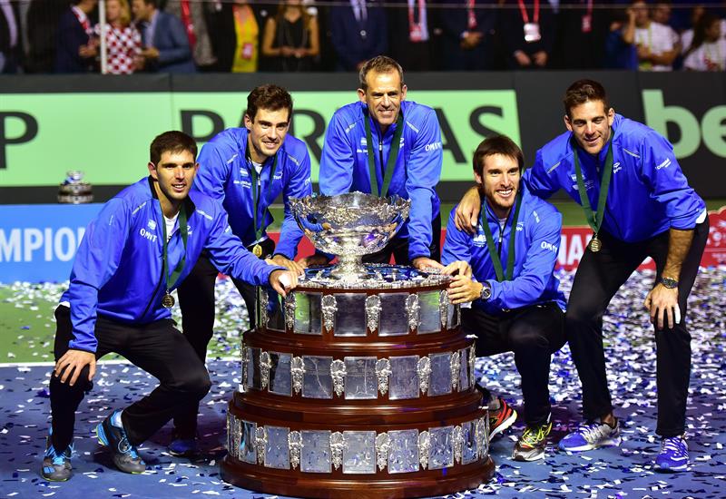 Argentina se coronó campeón de la Copa Davis por primera vez