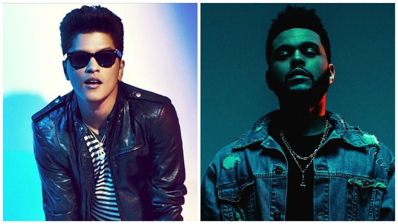 Bruno Mars y The Weeknd en los MTV