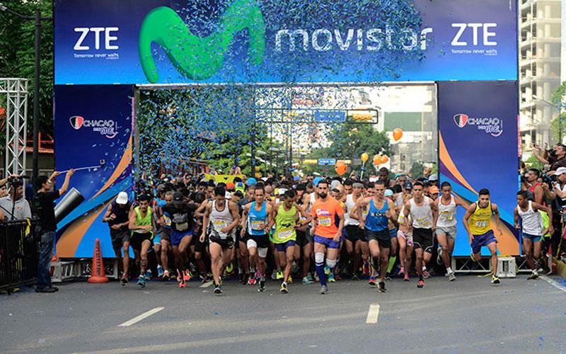 Avalancha Movistar desbordó Caracas en la III Media Maratón y Carrera 10k