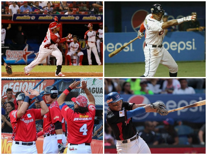 Tiburones, Cardenales, Tigres y Caribes se impusieron a sus rivales en la jornada dominical de la pelota rentada