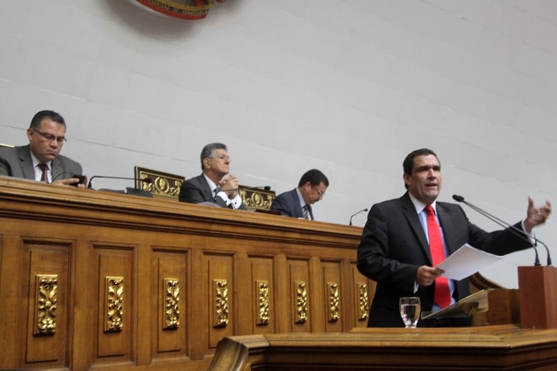 Matheus destacó la responsabilidad personal de los magistrados del TSJ expresando que se debe “recordar que los magistrados fueron nombrados en violación abierta a nuestra Constitución”/ Foto: Cortesía