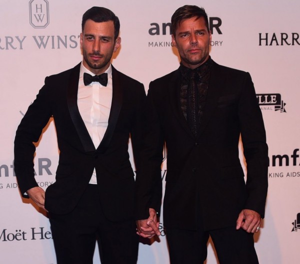 Ricky Martin y el artista de origen sirio Jwan Yosef